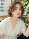 MIXパーマで作るくせ毛風リラックスショートa大宮20代30代40代