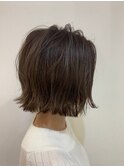 切りっぱなしボブ