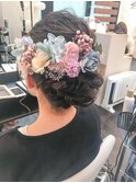 お花モリモリシニヨン