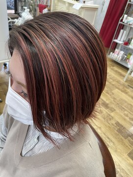 リリー ヘアーアンドビューティー(Lily) バレイヤージュカラー