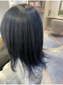 縮毛矯正/ストレート/くすみブルー/テラコッタ/大宮