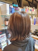 ヘアーディーシーオー(Hair Dco)&nbsp;伸ばしかけ/外ハネボブ /ブルージュボブ/沖縄市/Hairdco