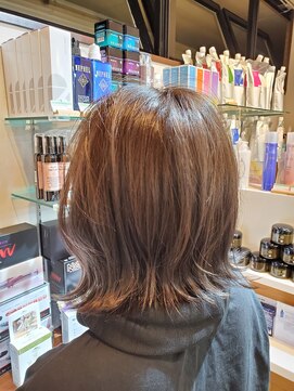 ヘアーディーシーオー(Hair Dco) 伸ばしかけ/外ハネボブ /ブルージュボブ/沖縄市/Hairdco