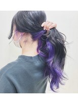 エヌプラス(N+)&nbsp;黒髪グラデヘアーオリーブグレー小顔に見せるヘアココアベージュ