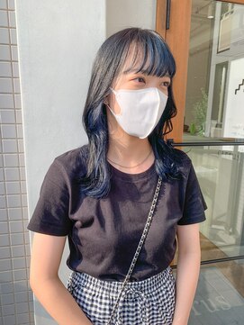 シーラス(cirrus) 【mori担当】フェイスフレーミングカラー×ブルー20代/30代/40代