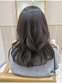 ダークグレージュ/オフィスカラー/トーンダウン/7レベル