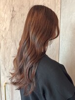 ルームバイシー 新宿(Loom. by Sea)&nbsp;くびれヘア×オレンジブラウン【韓国/韓国ヘア/ワンホンヘア】