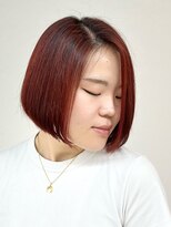 トト 船橋店(toto.)&nbsp;黒髪/グレーベージュ/レイヤーロング/前髪パーマ[西船橋/津田沼]