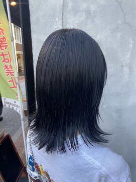 メール(mer) ブルーブラック