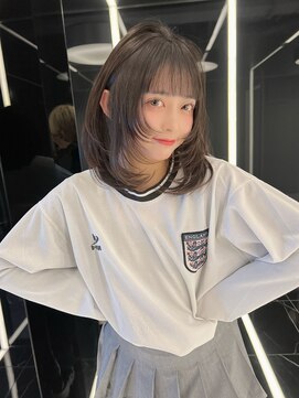 レディアル 渋谷(REDEAL) バレイヤージュハイライトカラーインナーレイヤーカットウルフ