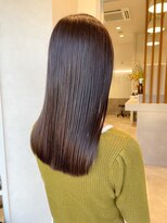 ポジ(poji)&nbsp;髪質改善カラー　艶カラー　ブラウンカラー　ミディアム