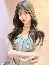 ラメール(MAISON LA MER) 韓国アイドル風ヨシンモリ　ベージュ　イエベ　秋冬