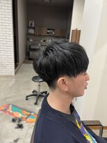 ディッシュ 五反田(dish)&nbsp;men'sカットカラー/ブルーブラック☆五反田美容室