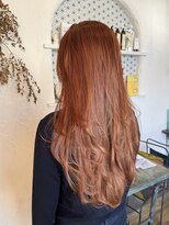 ソンリエ 青竹店(SONRiE)&nbsp;オレンジカラー&レイヤースタイル