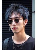 men'sスパイキーショート　ネイビー　シャドールーツ