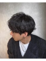 メンズカット リア(Men’s cut riah)&nbsp;波巻きスパイラルパーマメンズマッシュパーマツイストパーマ