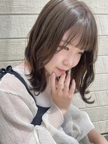 ホワイトレーベルグラ(White Label gra)&nbsp;ミディ×透明感ブラウン