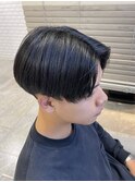 【爽やか×清潔感】センターパート メンズ ショート
