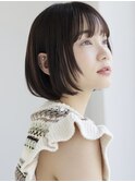 【宮田茉悠】 ボブ ミニボブ 顔周りレイヤー 髪質改善 酸熱