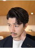 ナチュラルパーマ/メンズ/フェザーパーマ/毛流れパーマ/横浜