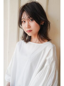 ニューヨークニューヨーク 三宮駅前店(NYNY) ミディアムレイヤー+ダークブラウン