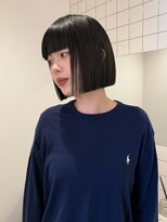 チーカ(chica)&nbsp;黒髪/ワイドバング/切りっぱなしボブ