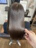 【髪を綺麗にしたい人限定】髪質改善カラー+カット+トリートメントγ