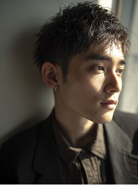 メロリッチ(MELLORICH) 【黒髪×ウェット】好感度UP!大人のスパイキーショート