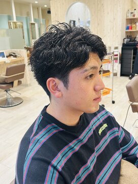 シュガー 仙台宮城野区(&Sugar) 【メンズ】パーマ×ショートスタイル