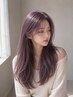 韓国ヘアカット+ケアブリーチ+カラー+エクラリティTR　30％OFF