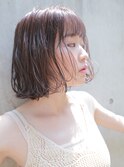 [Ravo]＊無造作ほつれウェーブボブ＊