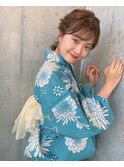 浴衣ヘア
