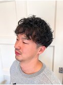 無造作スパイラルパーマ