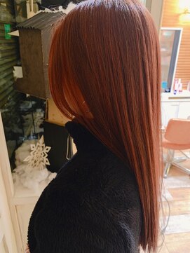 クラシコ ヘアー(CLASSICO hair) カッパーレッド×さらつやストレート