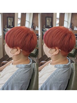 ヘアーサロン リバース(Hair Salon Rebirth) 【防府/Rebirth】オレンジ×レッド