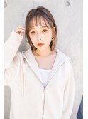sungoose　ショートボブニュアンスカラーセンターパート