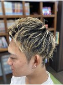 アップバング×ハイライト