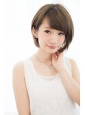 大人ショートボブ20代30代40代/モカブラウン/グレーベージュ12