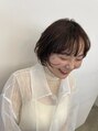 ヘアーズ ボウ トータルビューティー(hair's BEAU total beauty) ショートにしても女性らしい丸みのあるショートボブ♪