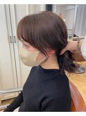 顔まわりレイヤー 結んでも可愛い顔まわり*