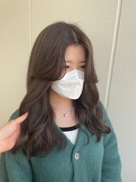 ガリカ シーム(Gallica/SEAM) 【桑原雪音】韓国風透明感ベージュブラウン顔周りレイヤー<原宿>