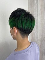 シエル 立川店(CIEL) 【CIEL×久光】メンズショート×ハイトーングリーン