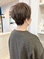 キャアリー(Caary)&nbsp;福山市美容室Caary人気 たっぷりハイライトグレージュ秋ヘア