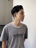 メンズカット＋グレイカラー（白髪染め・黒染め） ￥9900