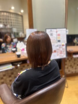 ヘア ショップキャリー 艶髪ボブのサラサラストレート