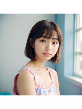 エイル(Ail) エアリーボブ#デジタルパーマ#ハイライト#大人かわいい