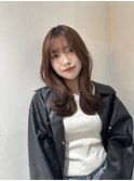 韓国外ハネくびれヘアスタイル
