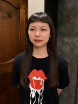 テテ ニコ(tete nico)&nbsp;【大前】オン眉/短め前髪とaujuaトリートメントのサラ艶ロング