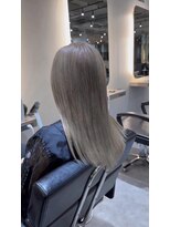 サロンドミルク 新百合ヶ丘店(salon de MiLK)&nbsp;ミルクティーベージュグレージュハイトーンダブルカラー