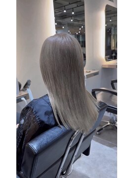 サロンドミルク 新百合ヶ丘店(salon de MiLK) ミルクティーベージュグレージュハイトーンダブルカラー